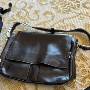 Salvatore Ferragamo Los Angeles Messenger Bag Leather Large